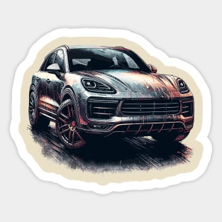 Porsche Cayenne Sticker